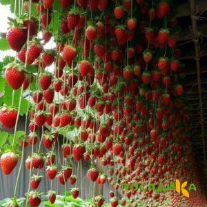 Клубника ампельная Анастасия купить по цене от 370р. в интернет-магазине «Посадика» с доставкой почтой в в Солигаличе и по всей России – [изображение №1].
